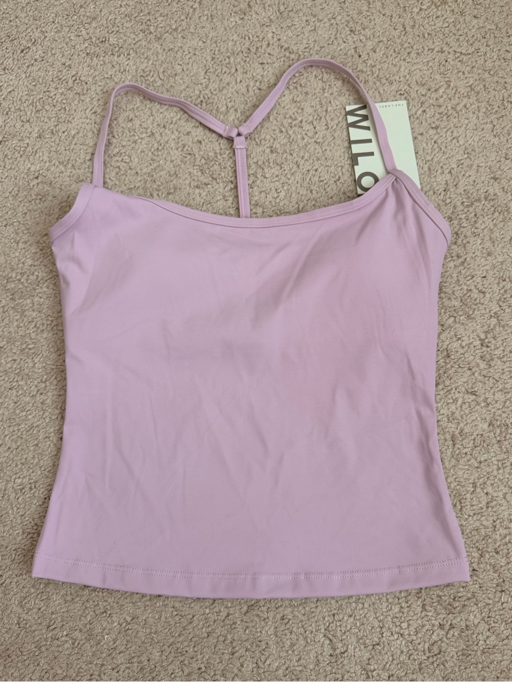 Wilo The Label Y Back Tank Top ( Built in Bra)